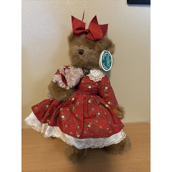 Rare Bearington Bears 14” MARY BETH w/Teddy Bear # 1789 Holiday Christmas NWT - Picture 1 of 12